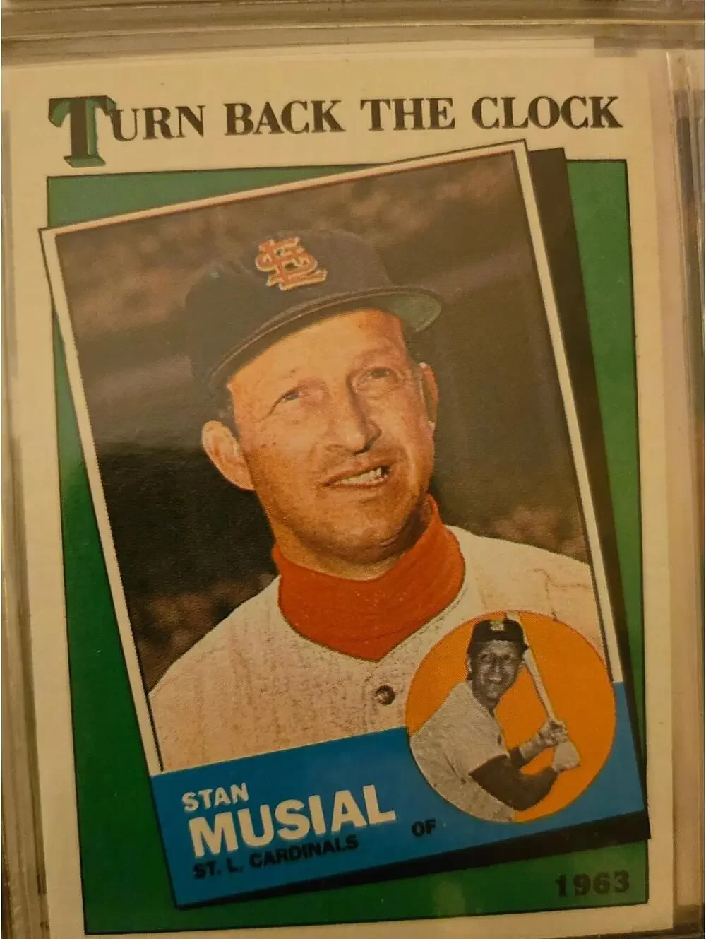 Stan Musial - HOF - 1988 Topps Turn back the clock #665 - RAW Mint
